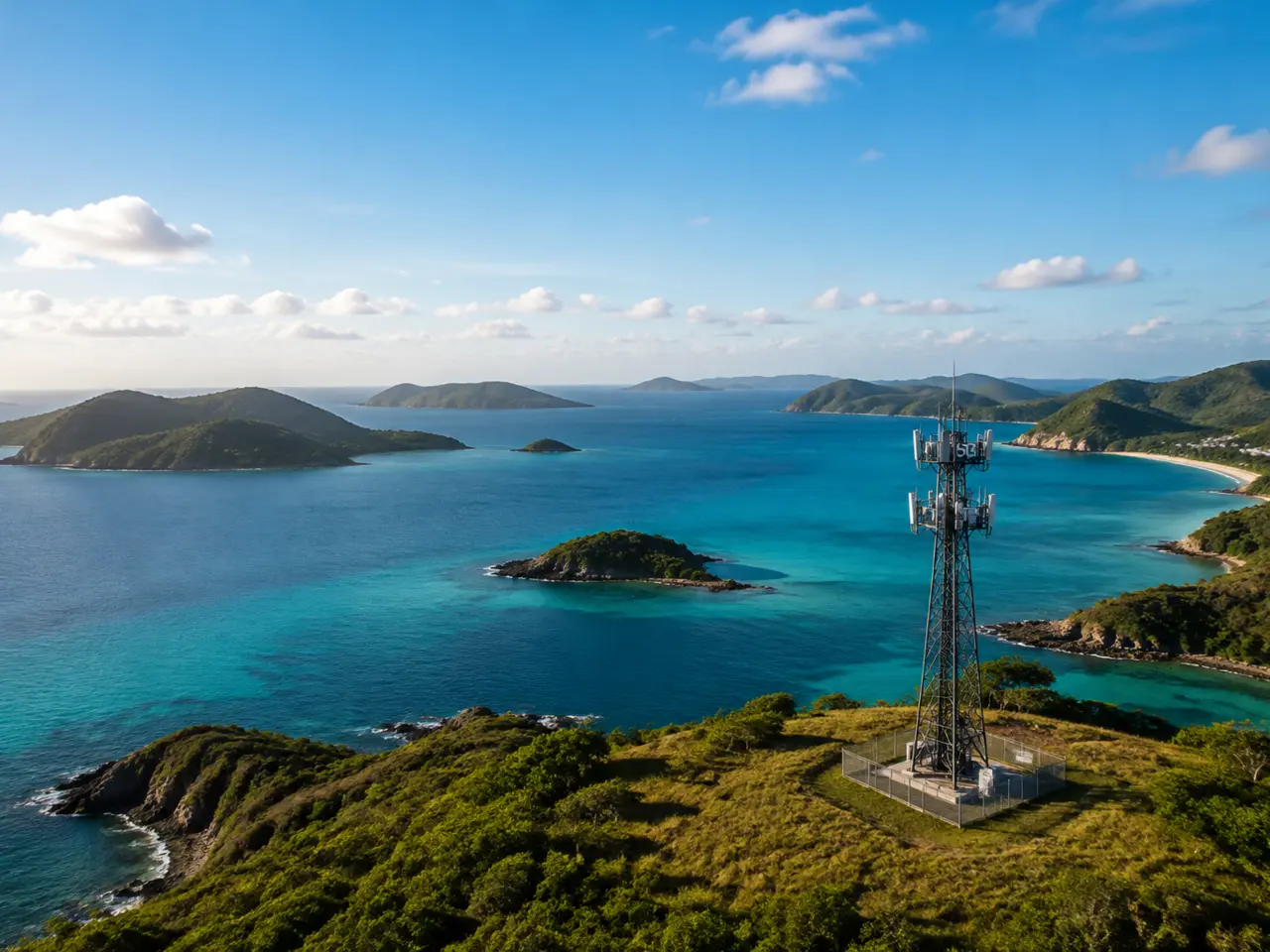 Mobile coverage for islands and remote communities
